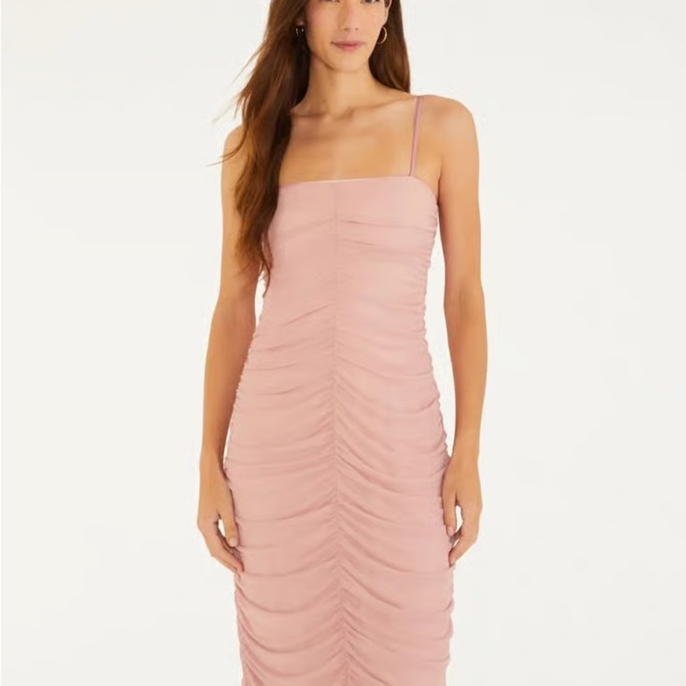 FARM Rio Blush Pink Maxi Dress